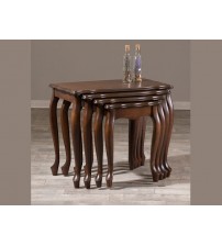 Masifart Plum Lükens Zigon Sehpa Klasik Ceviz